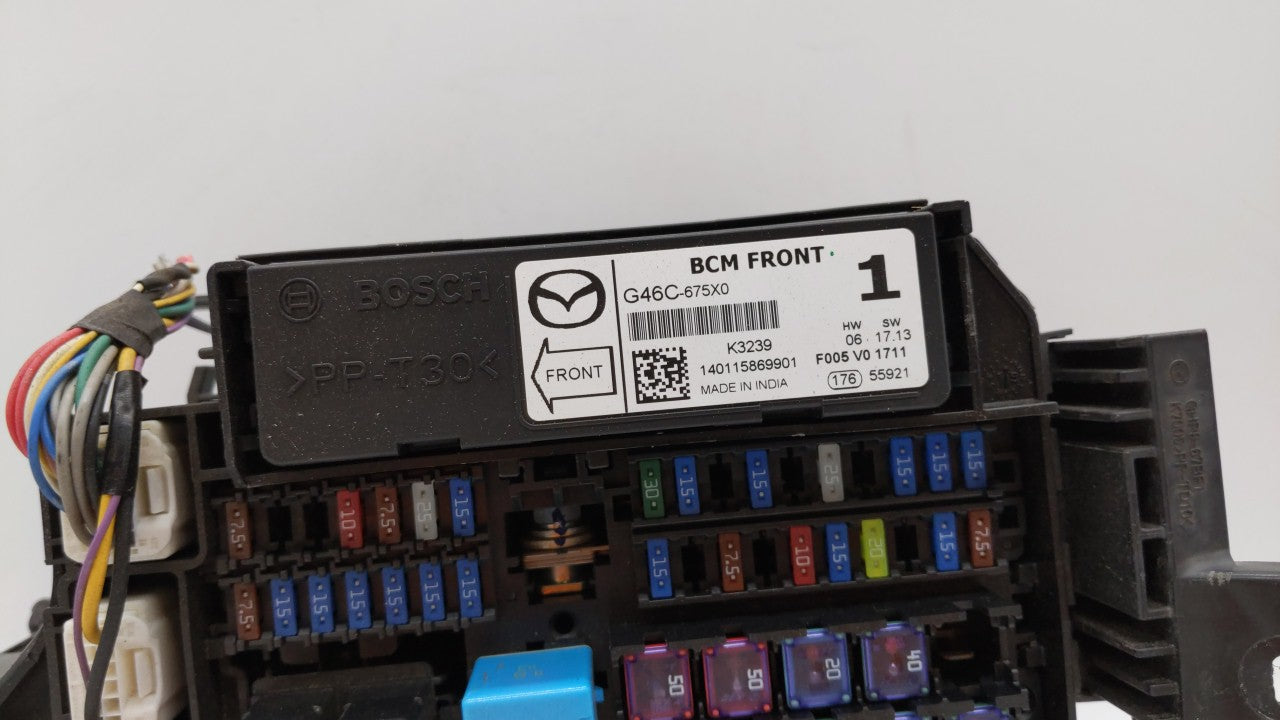 2014-2016 Mazda 6 Fusebox Fuse Box Panel Relay Module Fits Fits 2014 2015 2016 OEM Used Auto Parts - Oemusedautoparts1.com