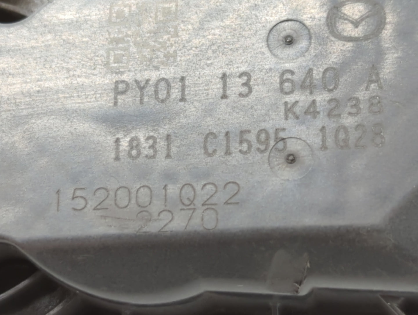 2014 Mazda 6 Throttle Body P/N:PY01 13 640 A Fits OEM Used Auto Parts - Oemusedautoparts1.com