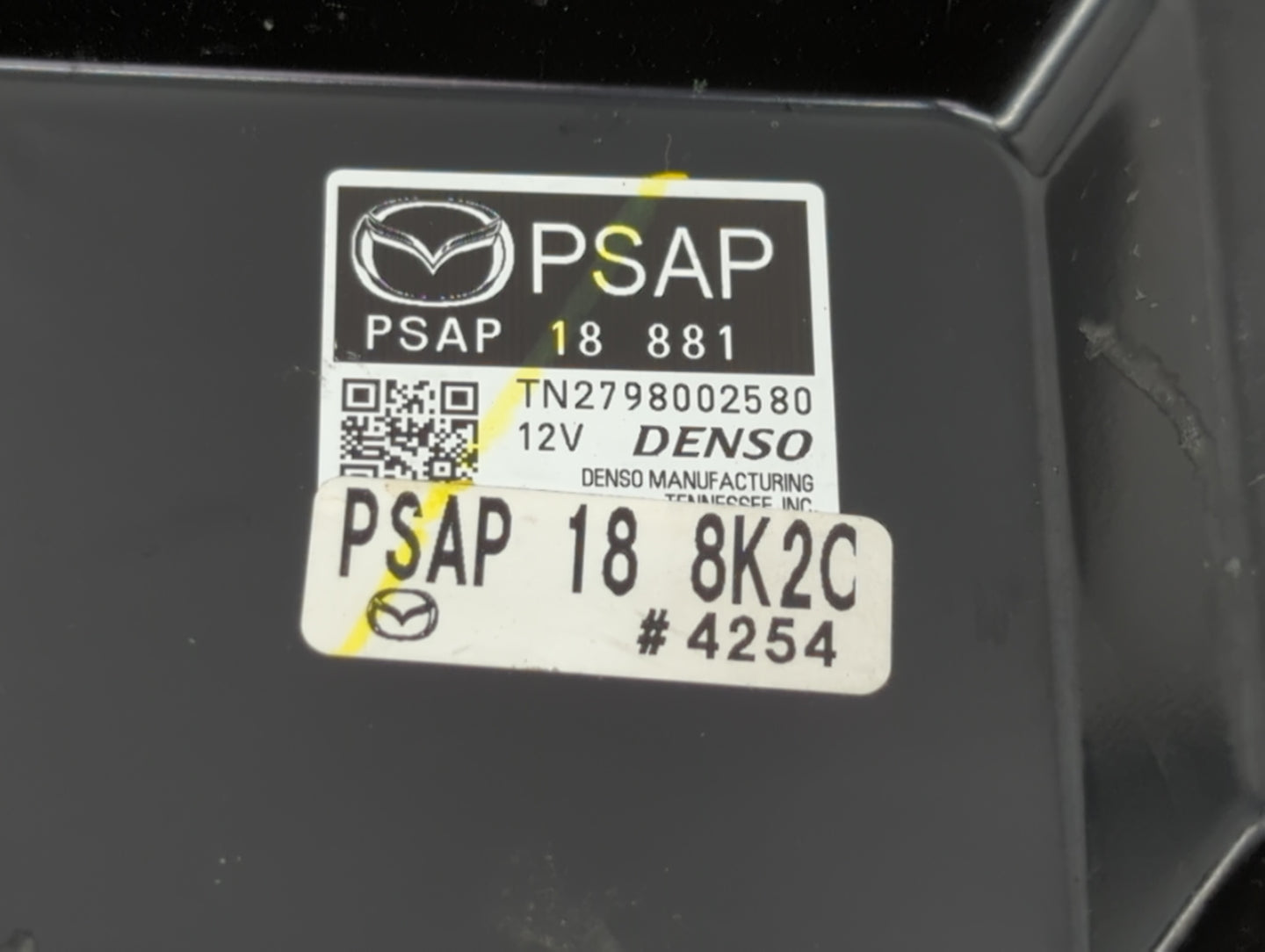 2016 Mazda 6 PCM Engine Control Computer ECU ECM PCU OEM P/N:PSAP 18 881 PY9W 18 881 Fits OEM Used Auto Parts - Oemusedautop