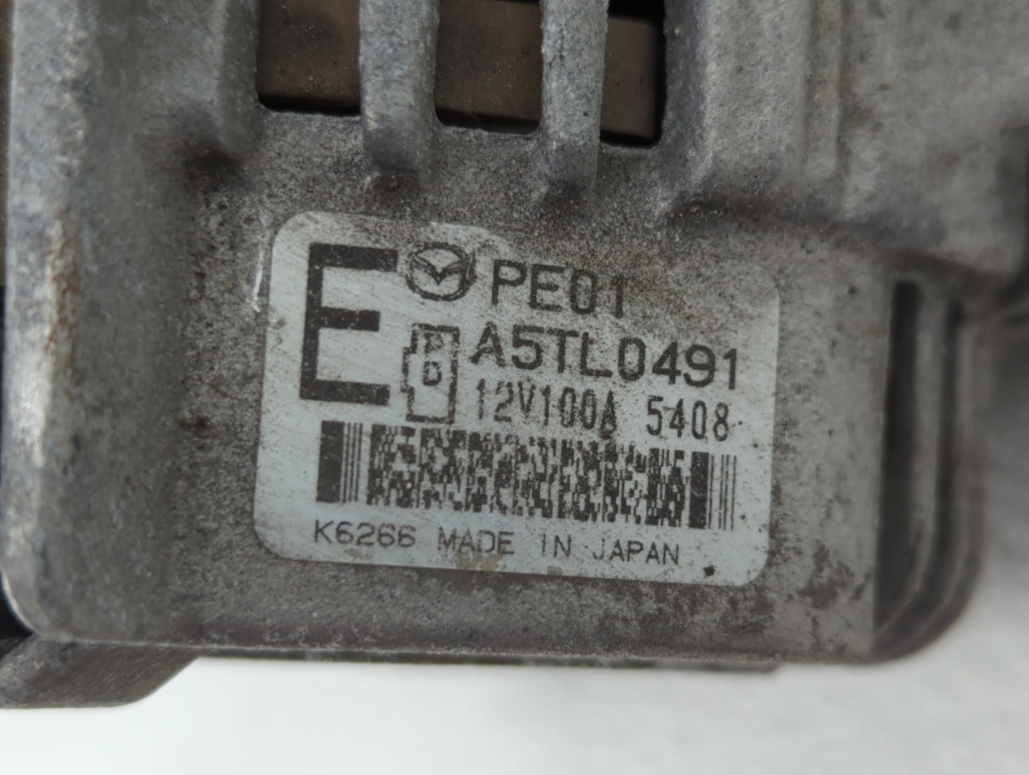 2014 Mazda 6 Alternator Replacement Generator Charging Assembly Engine OEM P/N:PEDD A5TL0491 P53N A5T J0591 AX Fits Fits 201