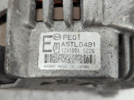 2014 Mazda 6 Alternator Replacement Generator Charging Assembly Engine OEM P/N:P51X A5TJ 0591ZT PEDD A5TL0491 Fits Fits 2013 OEM Used Auto Parts