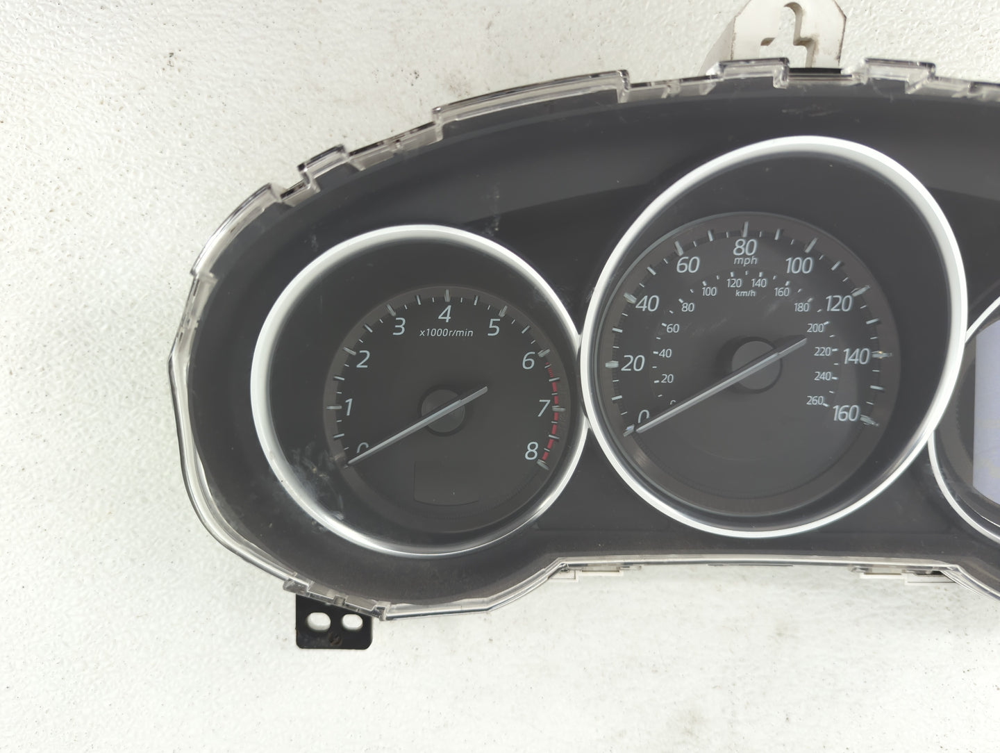 2014 Mazda 6 Instrument Cluster Speedometer Gauges P/N:GJR9D KD4555430, G46L55430, GLK2D Fits OEM Used Auto Parts - Oemuseda