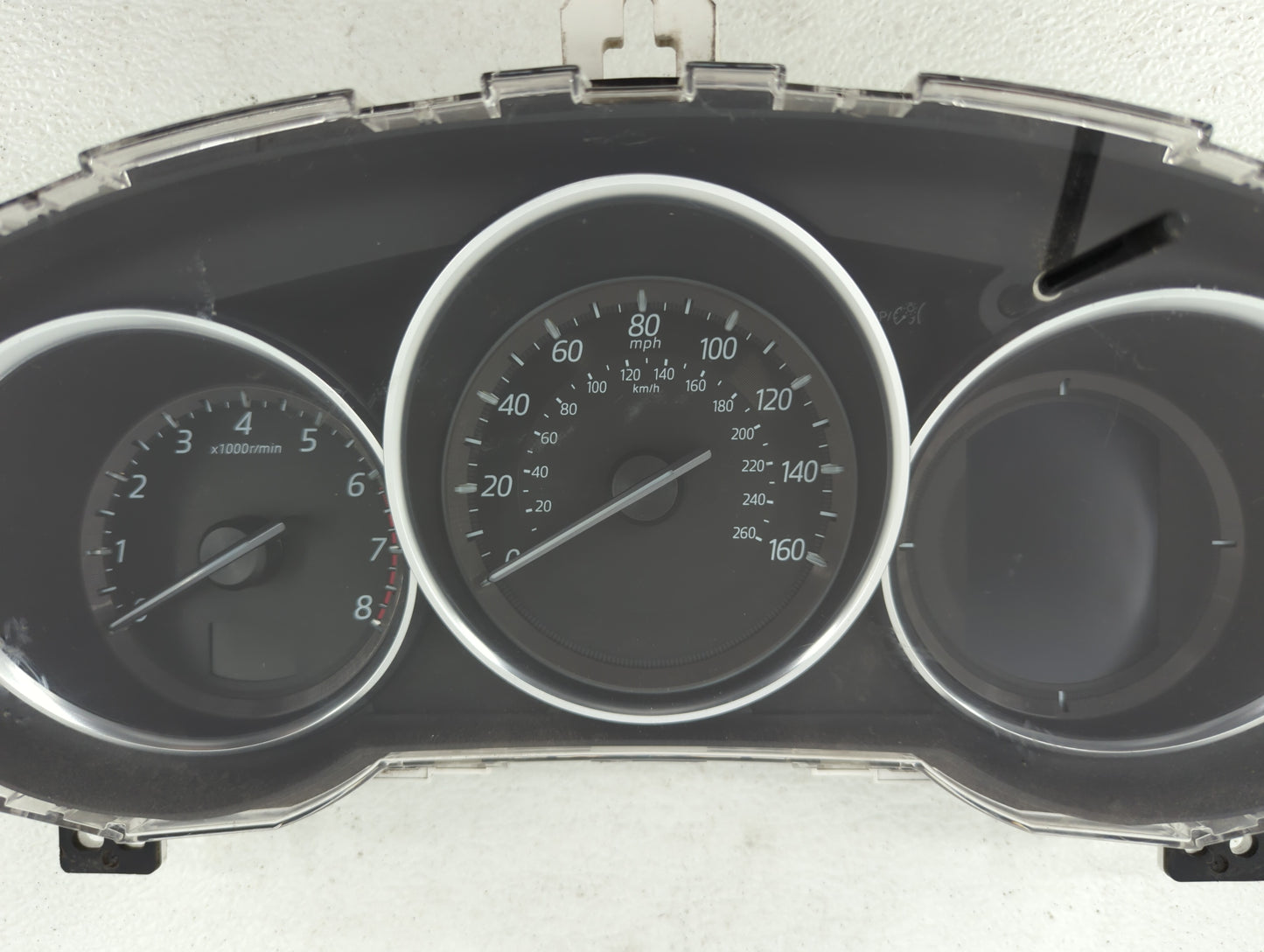 2014 Mazda 6 Instrument Cluster Speedometer Gauges P/N:GJR9D KD4555430, G46L55430, GLK2D Fits OEM Used Auto Parts - Oemuseda