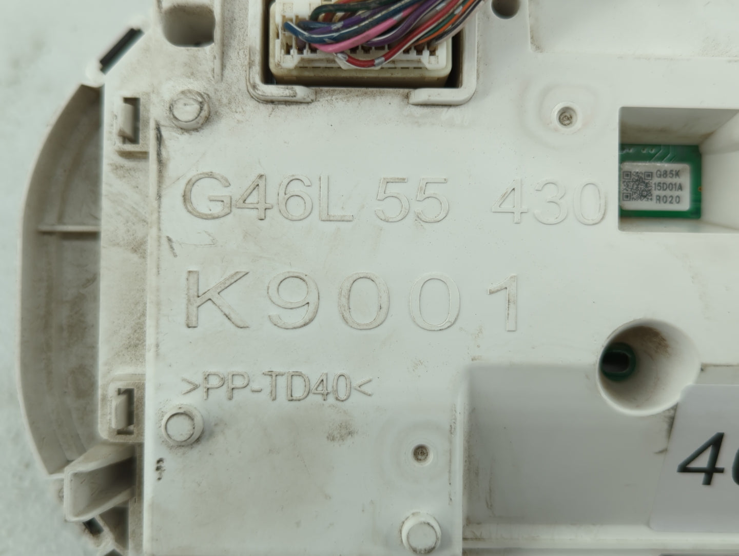 2014 Mazda 6 Instrument Cluster Speedometer Gauges P/N:GJR9D KD4555430, G46L55430, GLK2D Fits OEM Used Auto Parts - Oemuseda