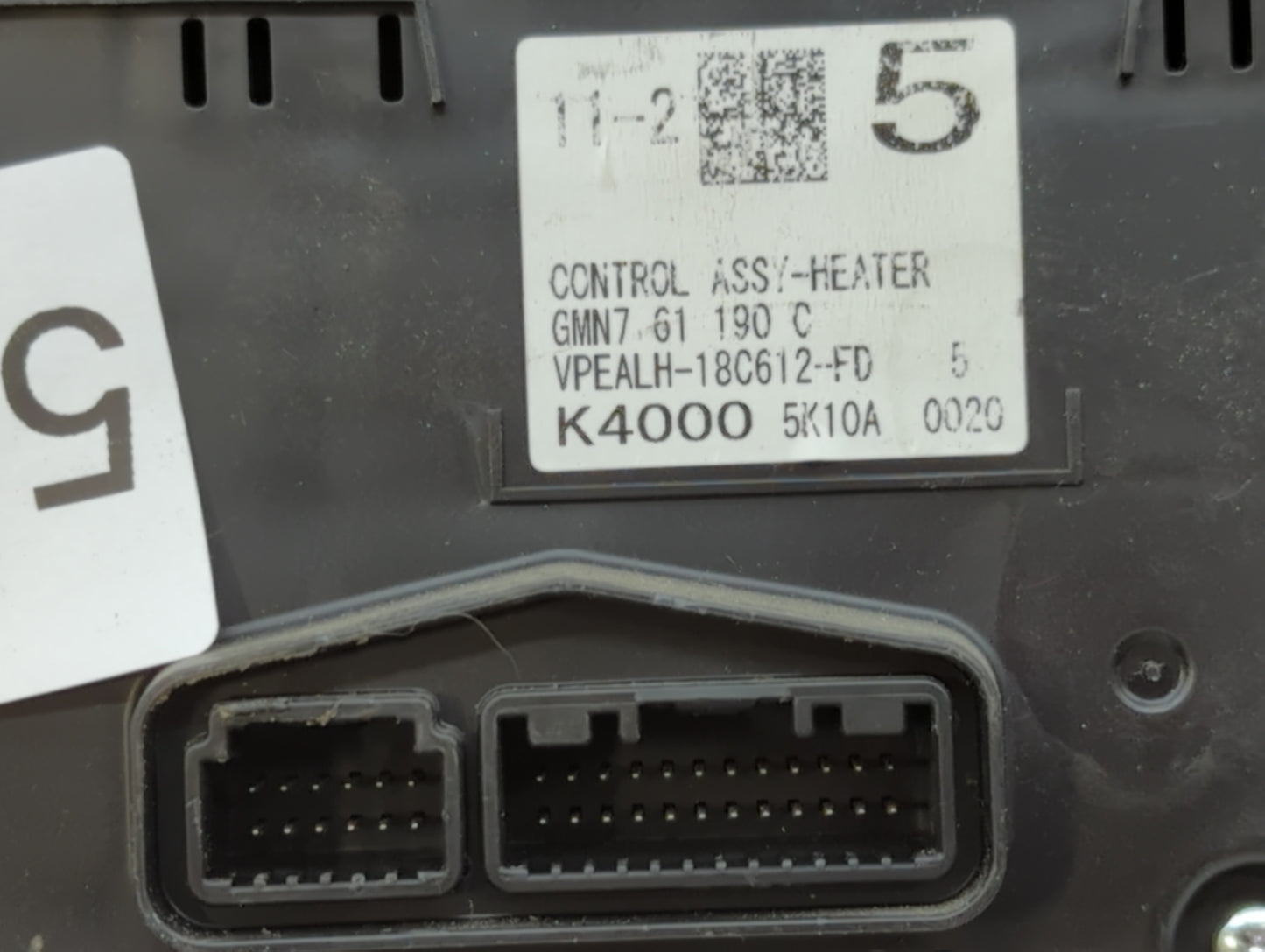 2016 Mazda 6 Climate Control Module Temperature AC/Heater Replacement P/N:VPEALH-18C612-FD Fits OEM Used Auto Parts - Oemuse