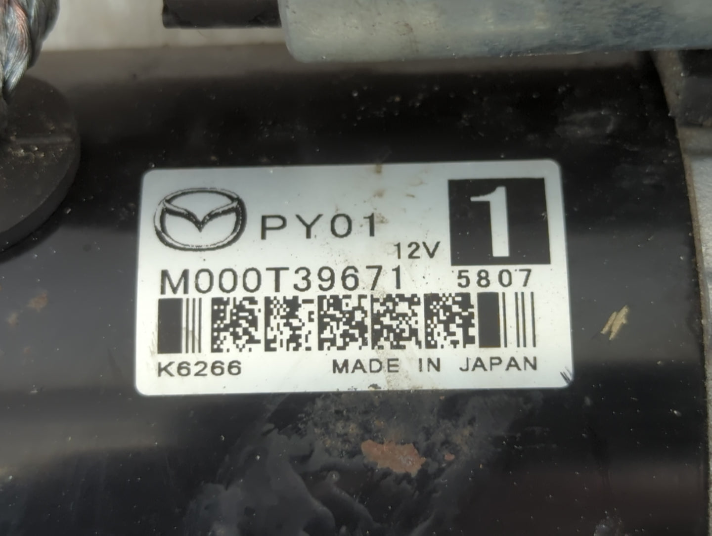2014-2021 Mazda 6 Car Starter Motor Solenoid OEM P/N:M000T39671 Fits Fits 2014 2015 2016 2017 2018 2019 2020 2021 2022 OEM U