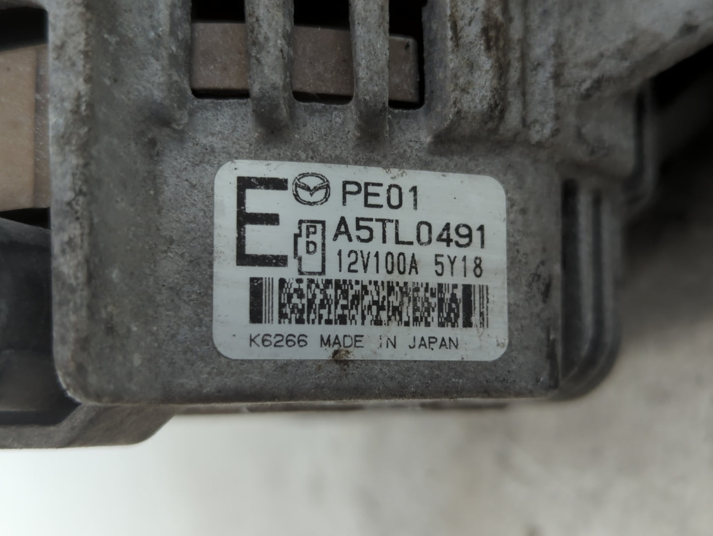 2014-2016 Mazda 6 Alternator Replacement Generator Charging Assembly Engine OEM P/N:A5TL0491 Fits Fits 2013 2014 2015 2016 2