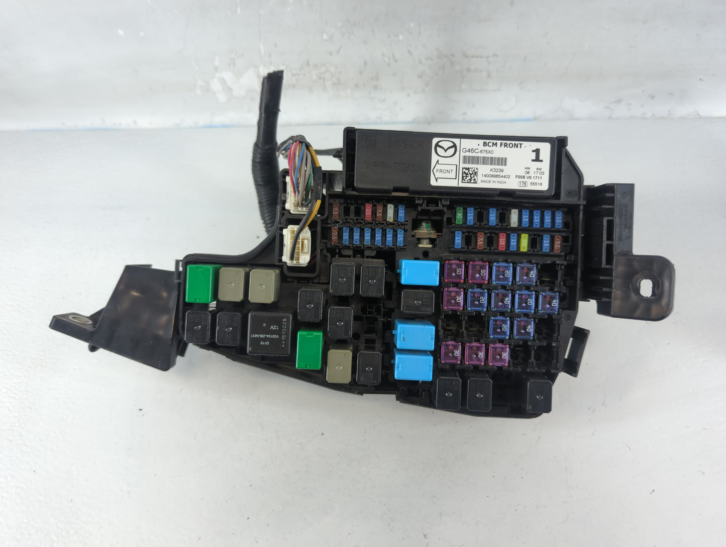 2014-2016 Mazda 6 Fusebox Fuse Box Panel Relay Module P/N:KD45 66760 K7005 Fits Fits 2014 2015 2016 OEM Used Auto Parts - Oe