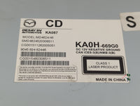 2016 Mazda Cx-5 Radio AM FM Cd Player Receiver Replacement P/N:KA0H-669G0 Fits OEM Used Auto Parts - Oemusedautoparts1.com