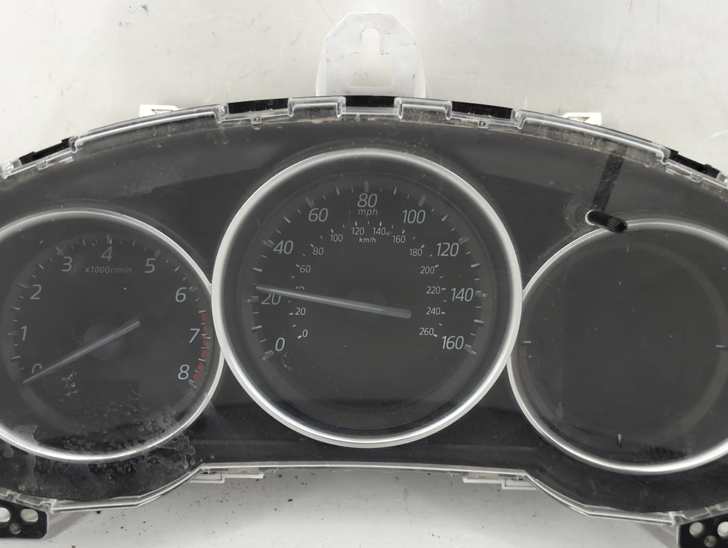 2016 Mazda Cx-5 Instrument Cluster Speedometer Gauges P/N:PP-TD40 K9001, G46L 55 430 Fits OEM Used Auto Parts - Oemusedautop