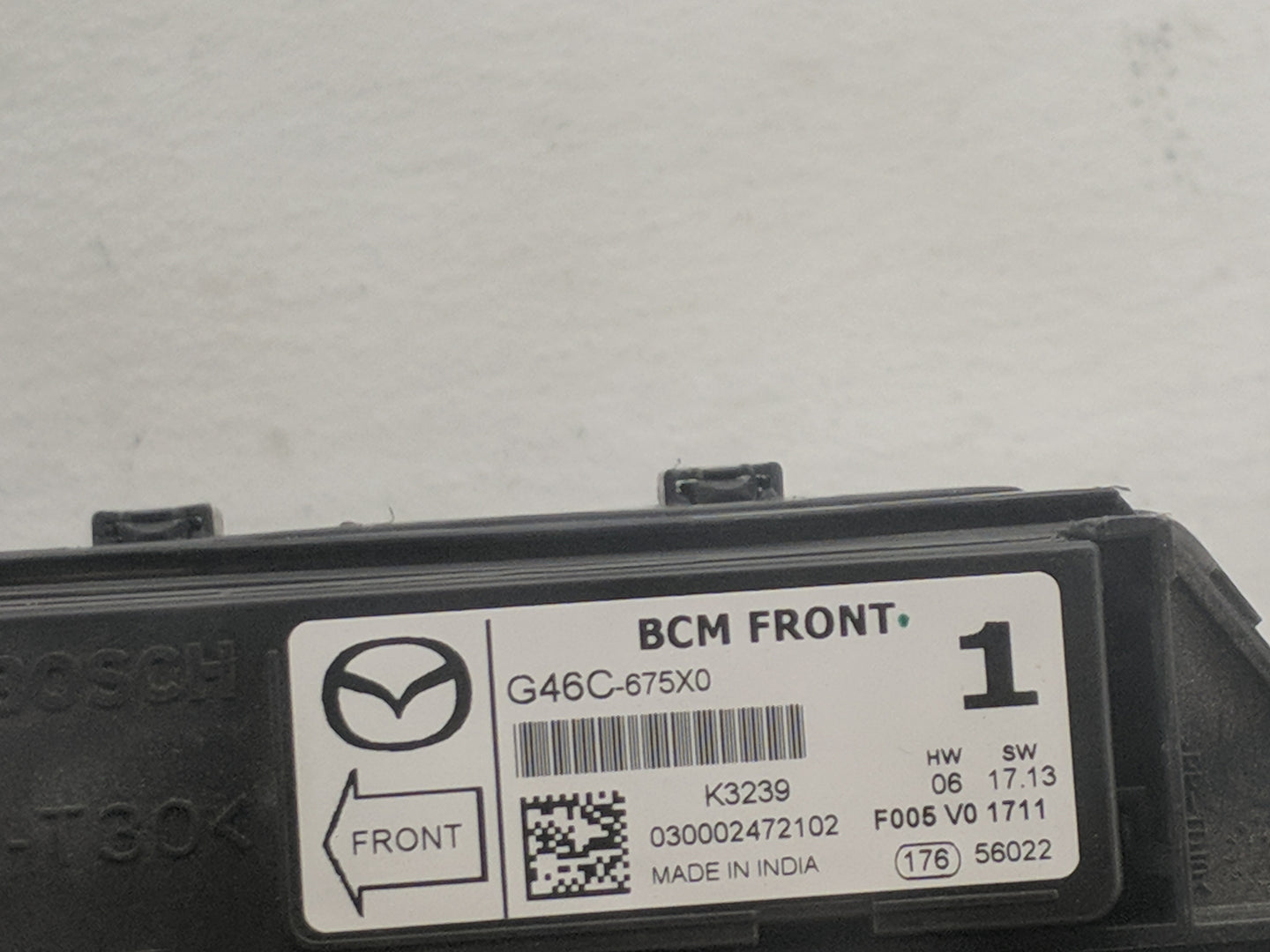 2016 Mazda Cx-5 Fusebox Fuse Box Panel Relay Module P/N:G46C-675X0 Fits OEM Used Auto Parts - Oemusedautoparts1.com