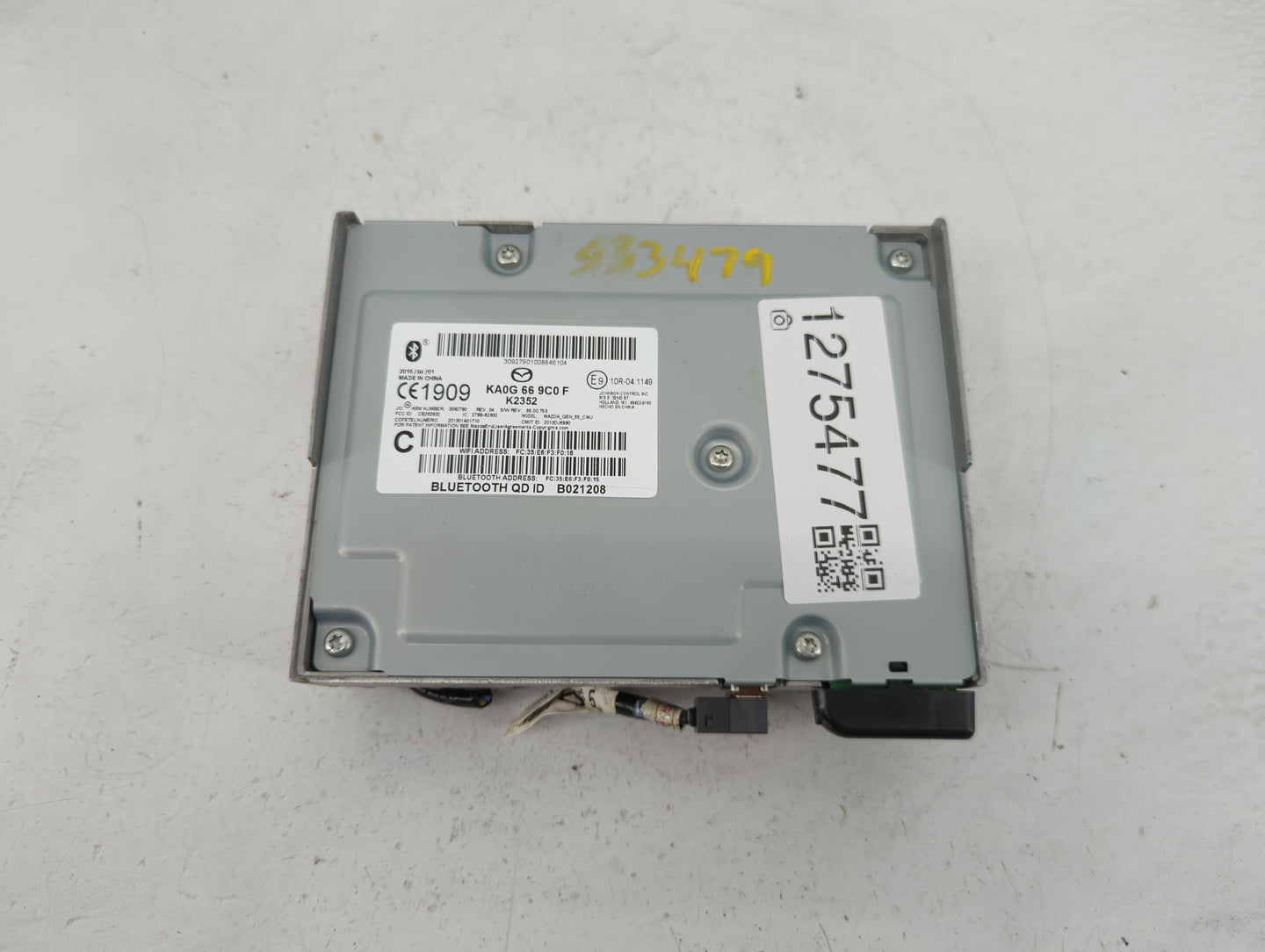 2013-2016 Mazda Cx-5 Radio AM FM Cd Player Receiver Replacement P/N:KA0G 66 9C0 F Fits Fits 2013 2014 2015 2016 OEM Used Aut