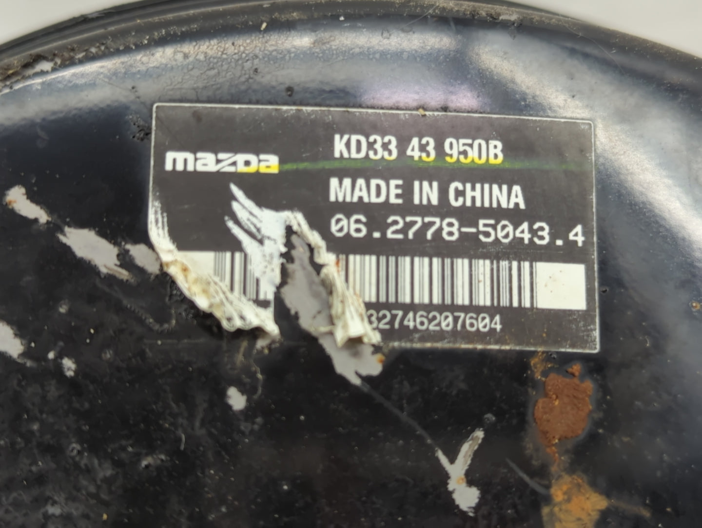 2013-2017 Mazda Cx-5 Power Brake Booster Oem - Oemusedautoparts1.com