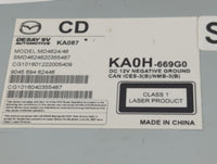 2013-2016 Mazda Cx-5 Radio AM FM Cd Player Receiver Replacement P/N:KA0H-669G0 Fits Fits 2013 2014 2015 2016 OEM Used Auto P