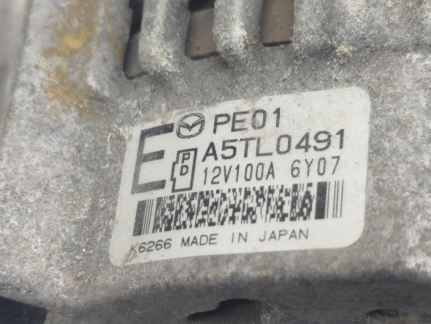 2013-2016 Mazda Cx-5 Alternator Replacement Generator Charging Assembly Engine OEM P/N:A5TL0491 Fits Fits 2013 2014 2015 201