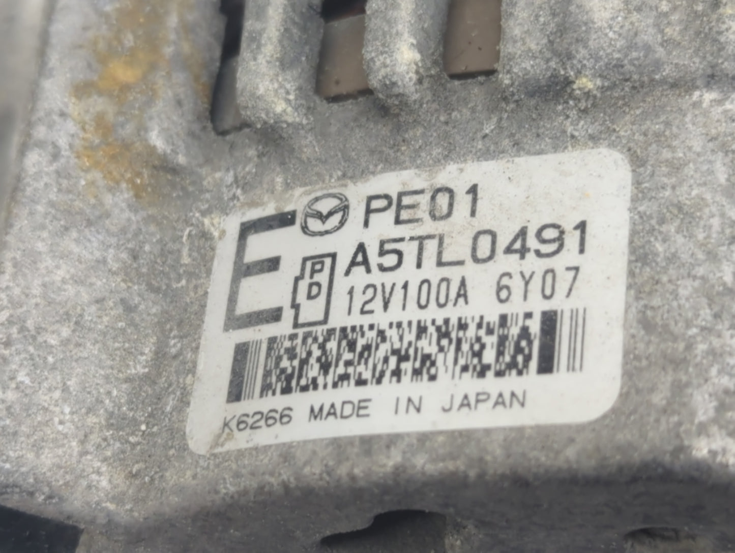 2013-2016 Mazda Cx-5 Alternator Replacement Generator Charging Assembly Engine OEM P/N:A5TL0491 Fits Fits 2013 2014 2015 201