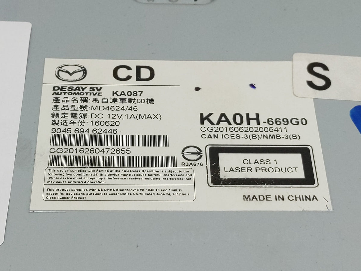 2016-2016 Mazda Cx-5 Information Display Screen - Oemusedautoparts1.com
