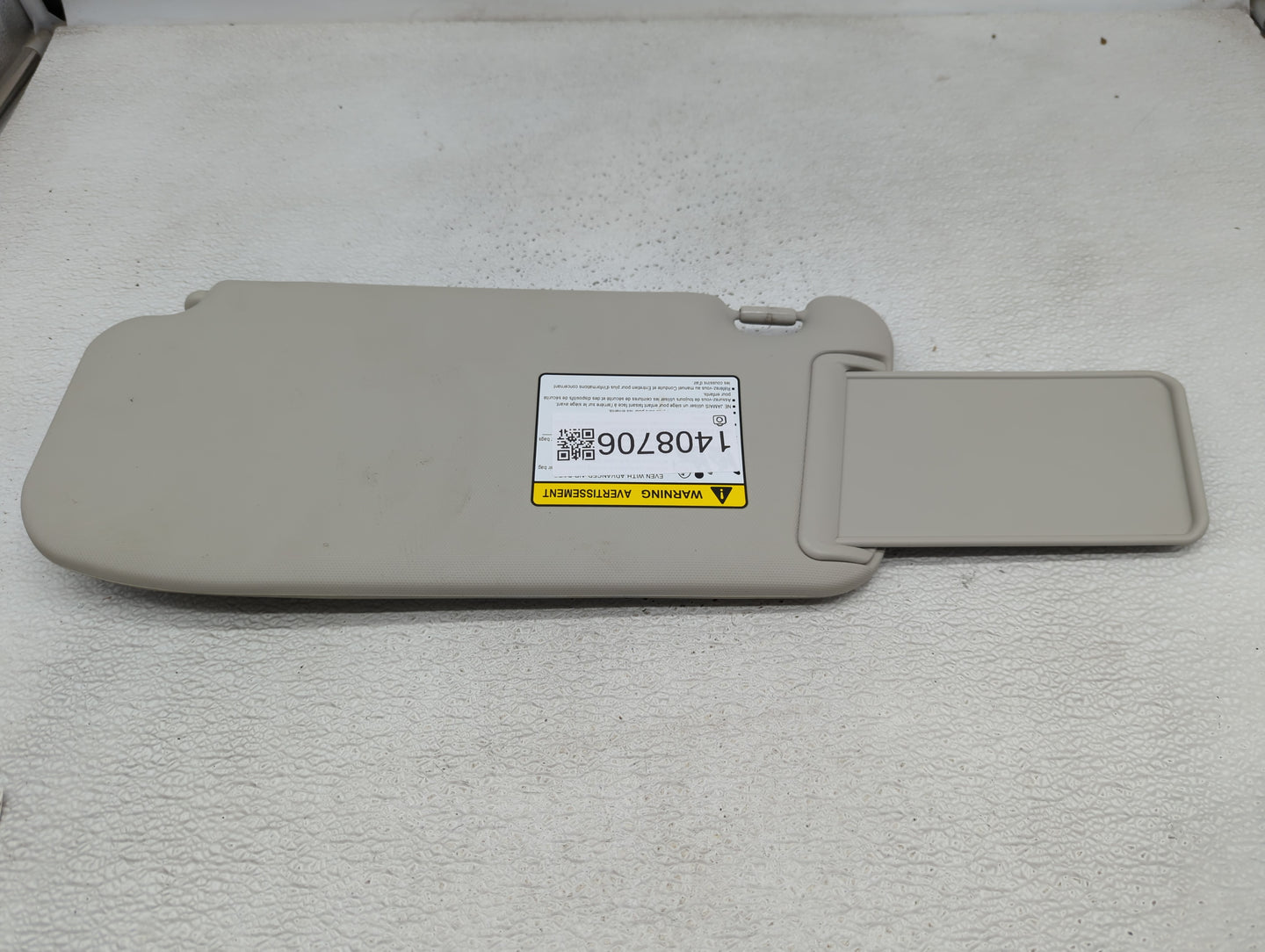 2013-2016 Mazda Cx-5 Sun Visor Shade Replacement Passenger Right Mirror Fits Fits 2013 2014 2015 2016 OEM Used Auto Parts - 