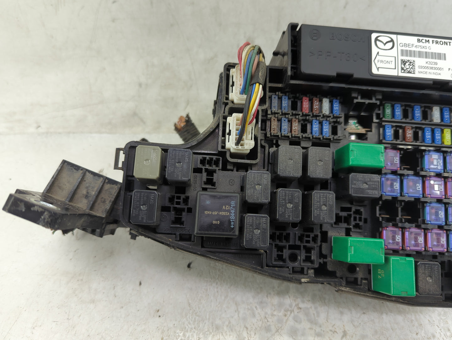 2013-2022 Mazda Cx-5 Fusebox Fuse Box Panel Relay Module P/N:GBEF-675X0 Fits OEM Used Auto Parts - Oemusedautoparts1.com