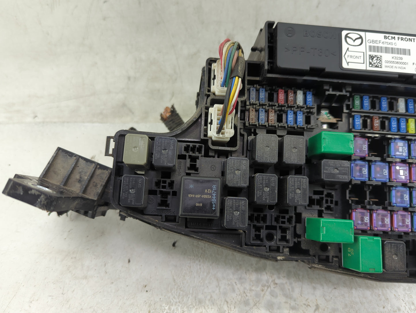 2013-2022 Mazda Cx-5 Fusebox Fuse Box Panel Relay Module P/N:GBEF-675X0 Fits OEM Used Auto Parts - Oemusedautoparts1.com