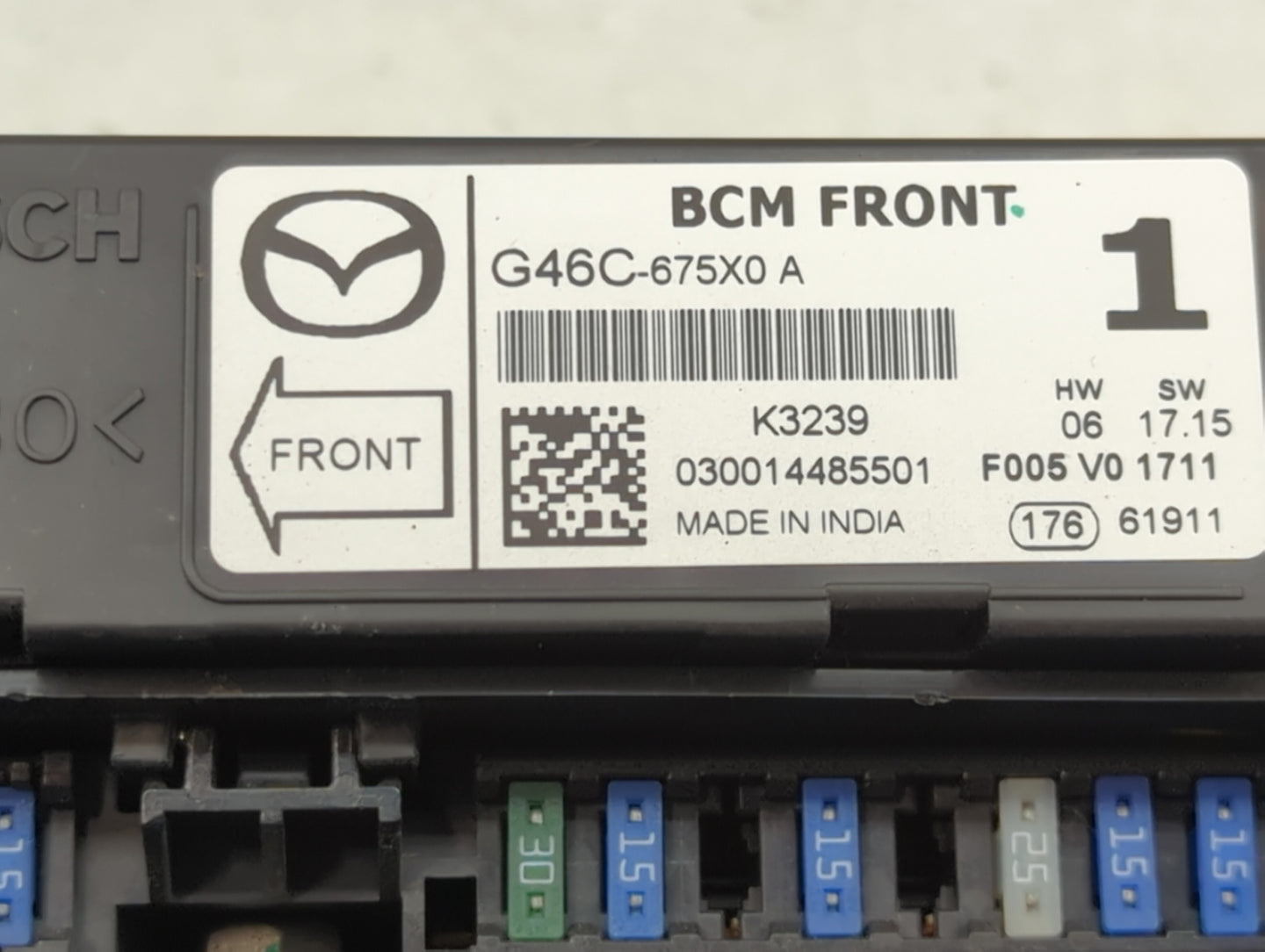 2013-2022 Mazda Cx-5 Fusebox Fuse Box Panel Relay Module P/N:G46C-675X0 Fits OEM Used Auto Parts - Oemusedautoparts1.com