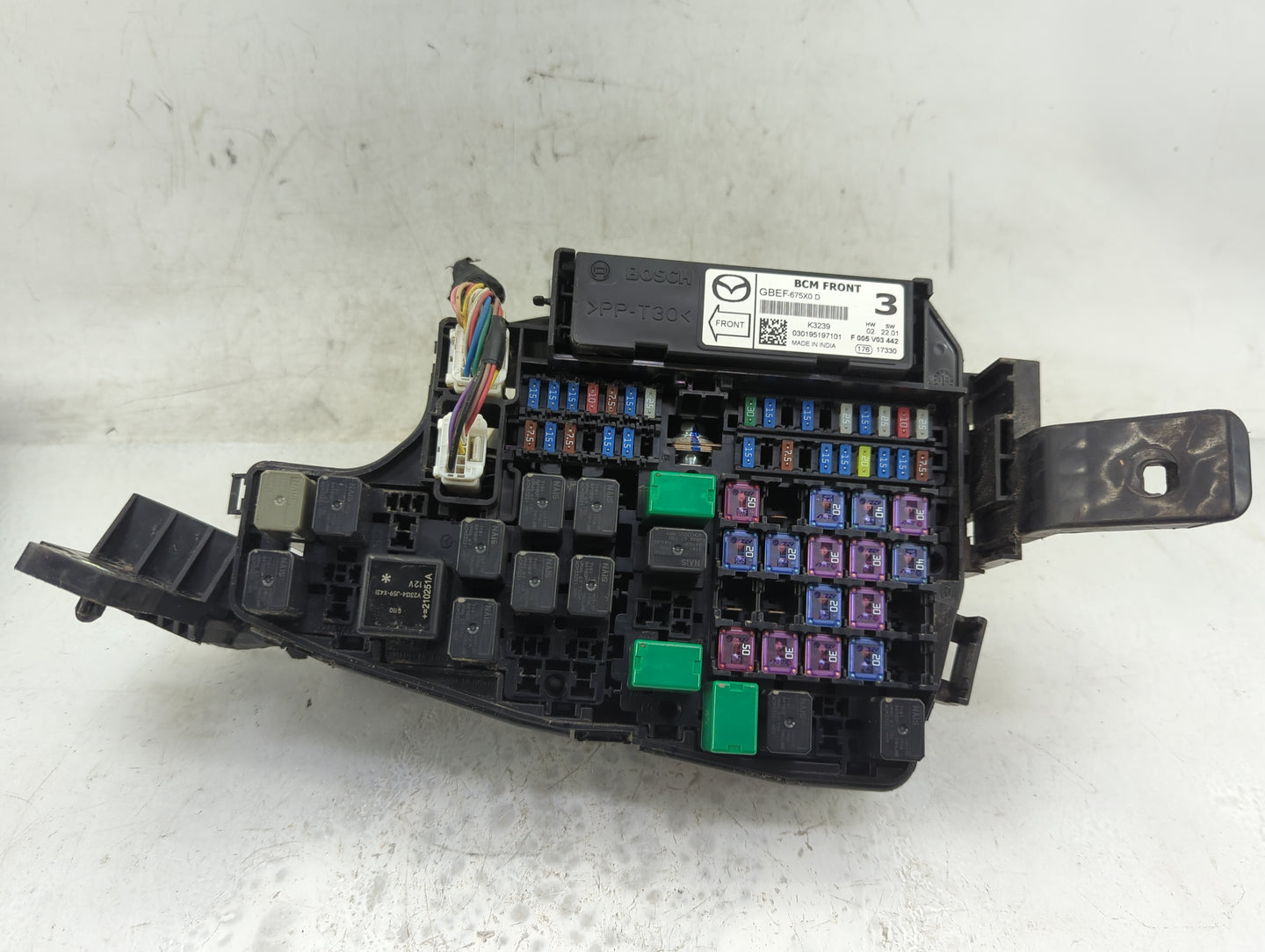2013-2022 Mazda Cx-5 Fusebox Fuse Box Panel Relay Module P/N:GBEF-675X0 Fits OEM Used Auto Parts - Oemusedautoparts1.com