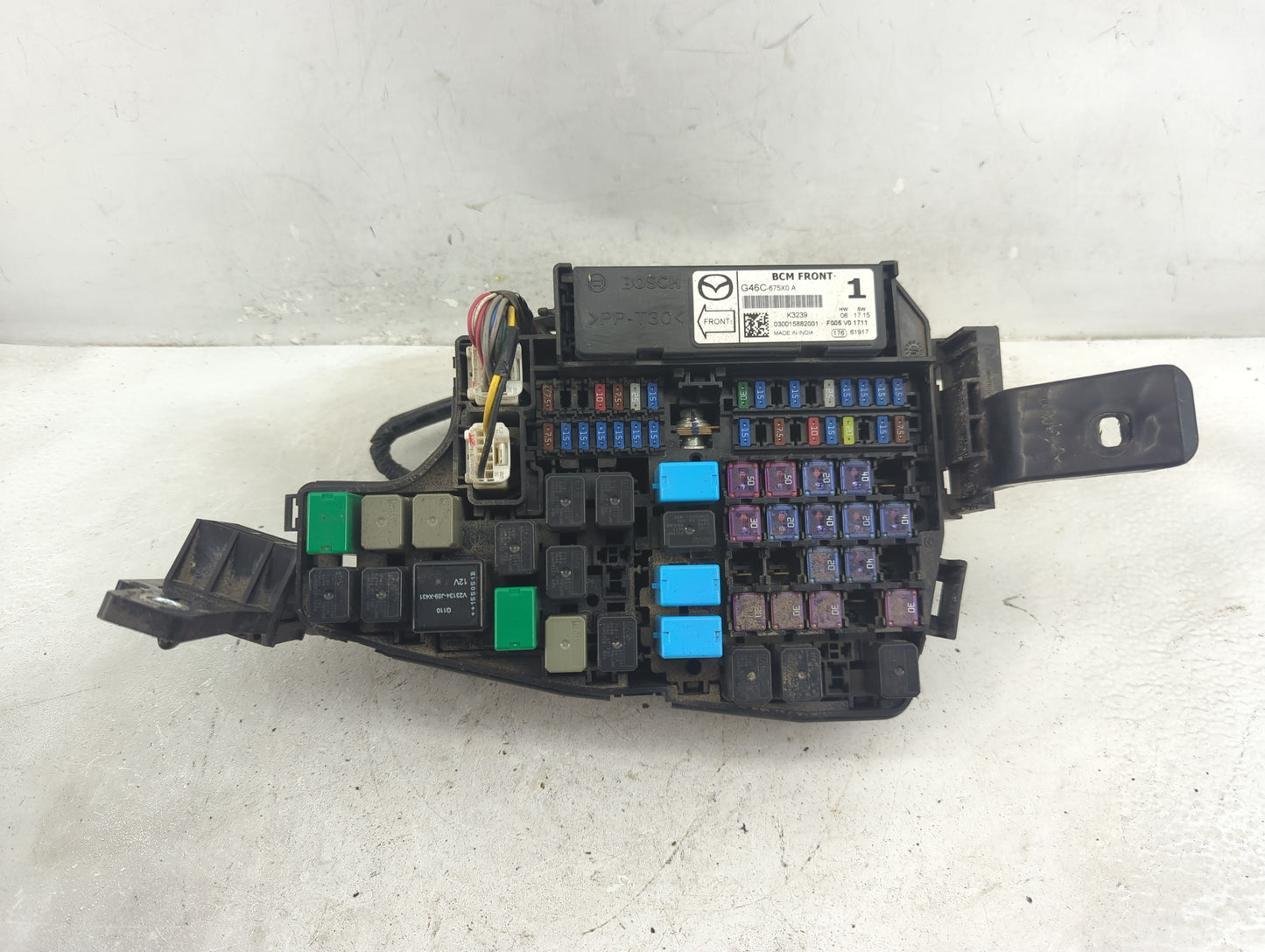 2013-2022 Mazda Cx-5 Fusebox Fuse Box Panel Relay Module P/N:G46C-675X0 Fits OEM Used Auto Parts - Oemusedautoparts1.com