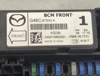 2013-2022 Mazda Cx-5 Fusebox Fuse Box Panel Relay Module P/N:G46C-675X0 Fits OEM Used Auto Parts - Oemusedautoparts1.com