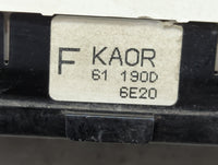 2016 Mazda Cx-5 Climate Control Module Temperature AC/Heater Replacement P/N:KAOR 61 190D 6E20 Fits OEM Used Auto Parts - Oe