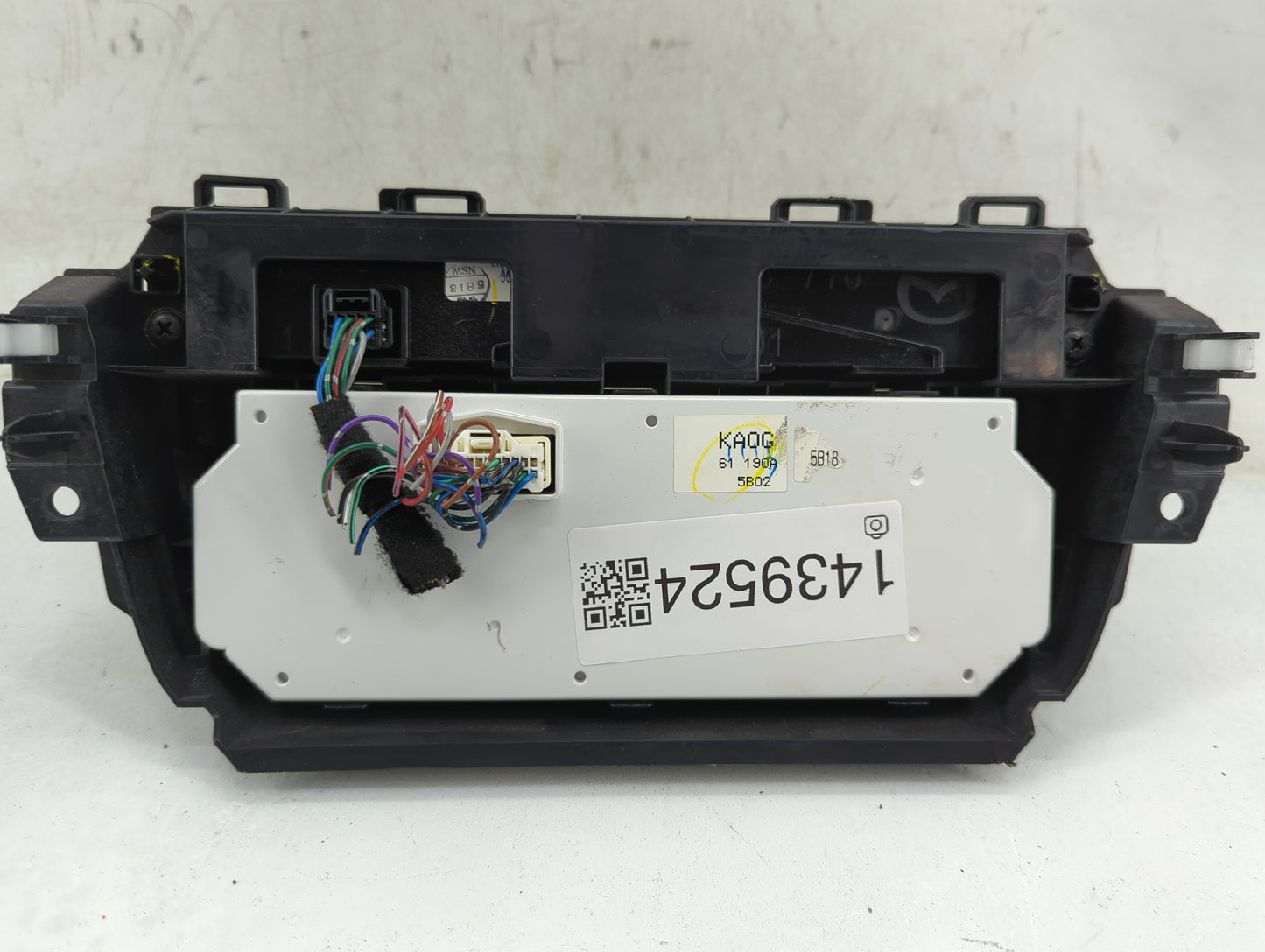 2016 Mazda Cx-5 Climate Control Module Temperature AC/Heater Replacement Fits OEM Used Auto Parts - Oemusedautoparts1.com