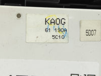 2013-2015 Mazda Cx-5 Climate Control Module Temperature AC/Heater Replacement P/N:KA0G61190A KA0G 61 190A Fits Fits 2013 201