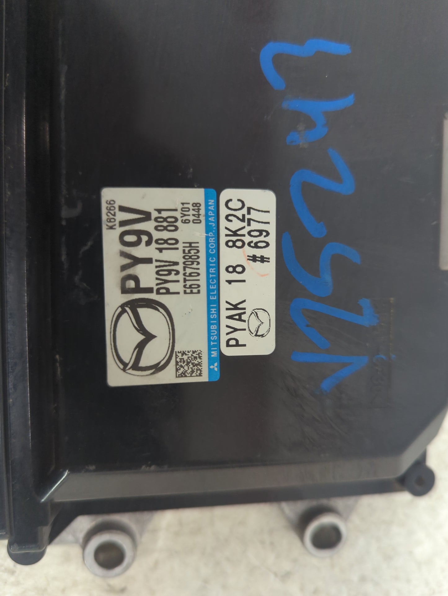 2016 Mazda Cx-5 PCM Engine Control Computer ECU ECM PCU OEM P/N:PY9V18881 E6T67985H, PYAK188K2C Fits Fits 2017 2018 OEM Used