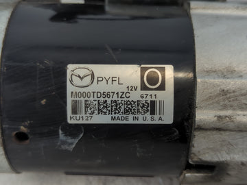 2016-2022 Mazda Cx-9 Car Starter Motor Solenoid OEM P/N:M000TD5671ZC Fits Fits 2016 2017 2018 2019 2020 2021 2022 OEM Used Auto Parts