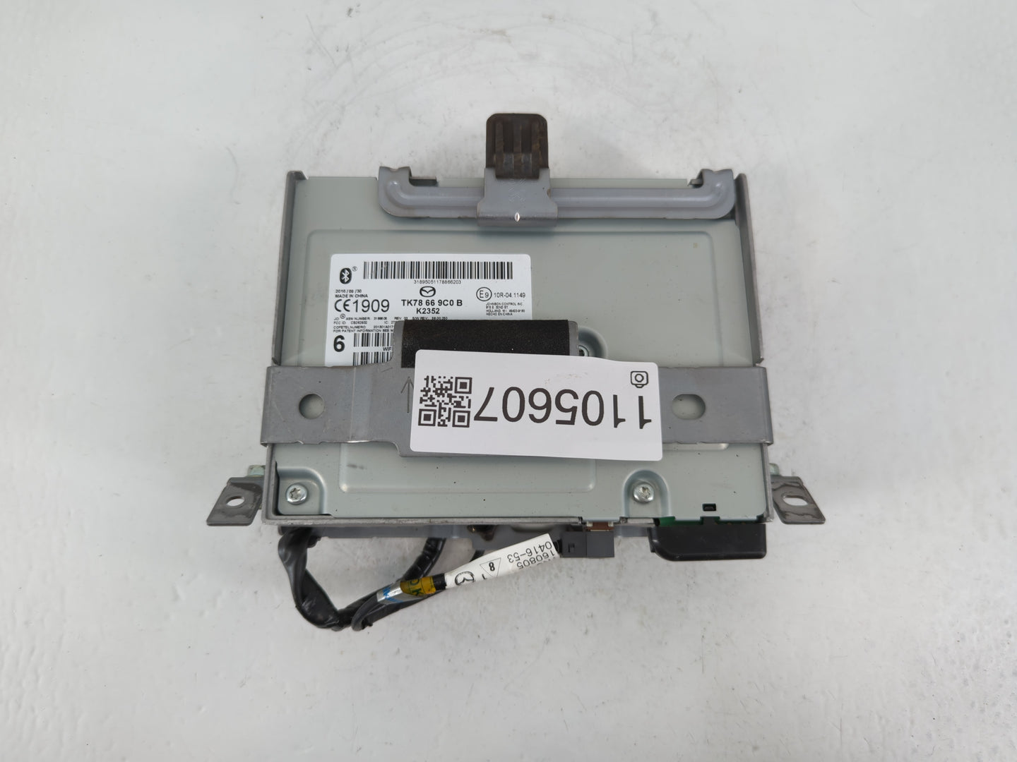 2016-2018 Mazda Cx-9 Radio AM FM Cd Player Receiver Replacement P/N:TK78 66 9C0 B Fits Fits 2016 2017 2018 OEM Used Auto Par