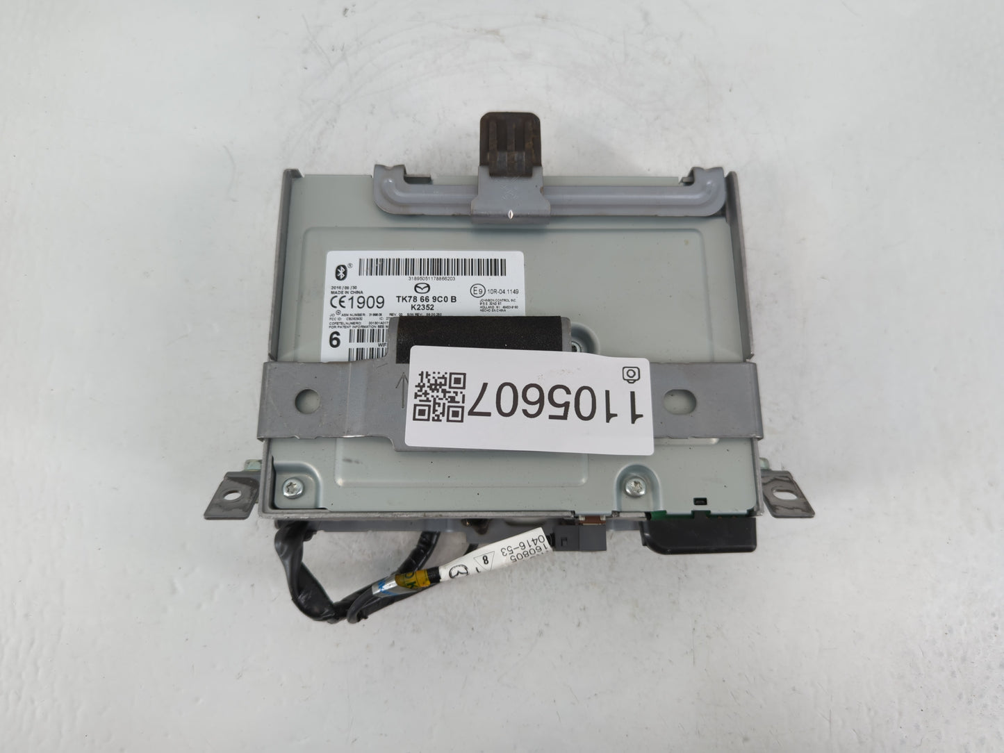 2016-2018 Mazda Cx-9 Radio AM FM Cd Player Receiver Replacement P/N:TK78 66 9C0 B Fits Fits 2016 2017 2018 OEM Used Auto Par