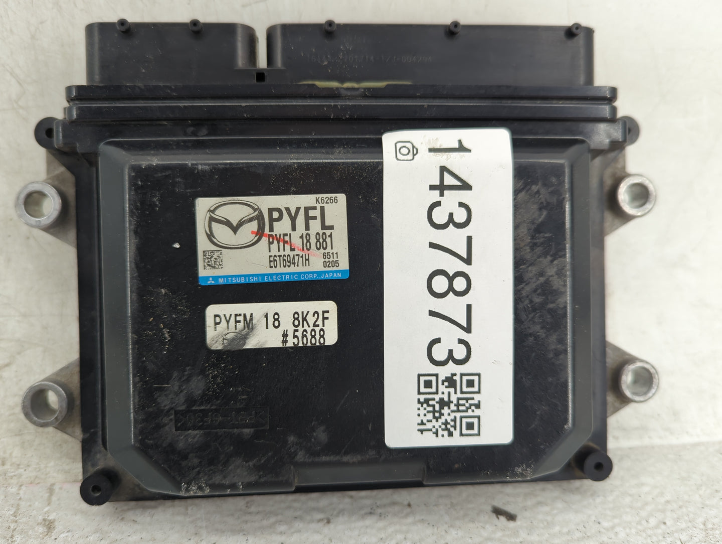 2016-2022 Mazda Cx-9 PCM Engine Control Computer ECU ECM PCU OEM P/N:PYFL18881 E6T69471H Fits OEM Used Auto Parts - Oemuseda