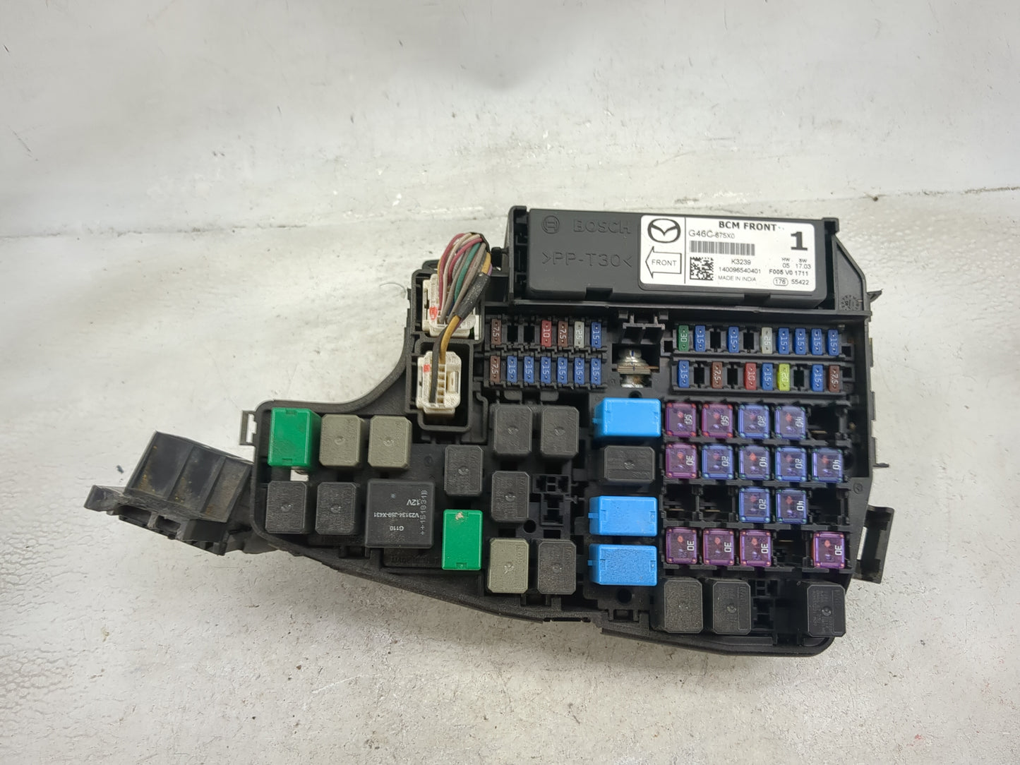 2016 Mazda Cx5 Fusebox Fuse Box Panel Relay Module P/N:G46C-675X0 K3239 Fits Fits 2013 2014 2015 2017 2018 2019 2020 2021 20