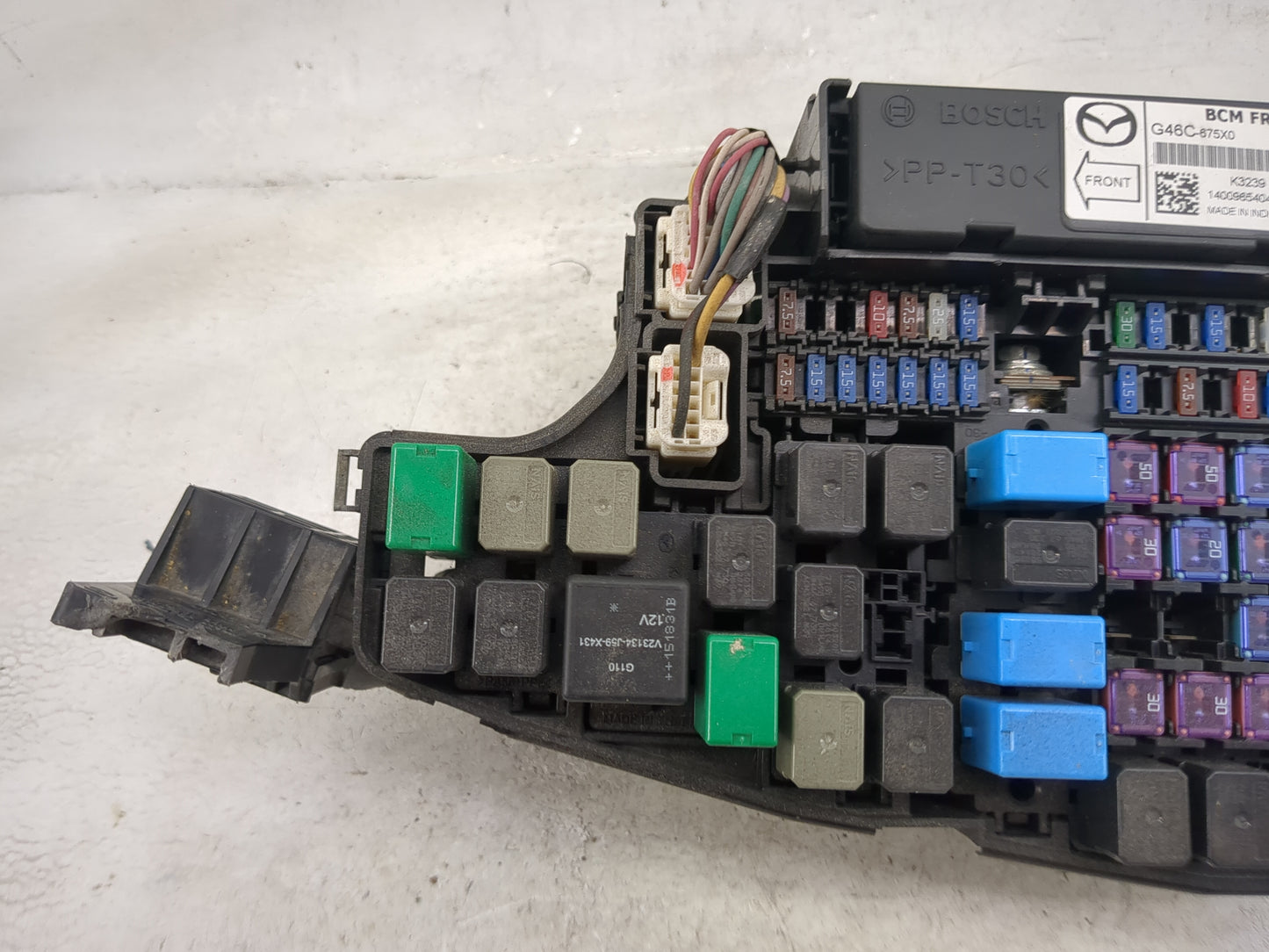2016 Mazda Cx5 Fusebox Fuse Box Panel Relay Module P/N:G46C-675X0 K3239 Fits Fits 2013 2014 2015 2017 2018 2019 2020 2021 20