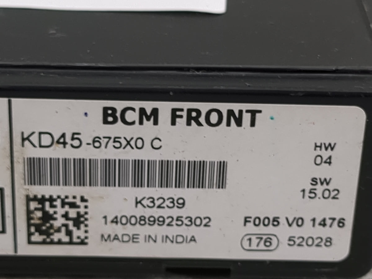 2016 Mazda Mazda3 Body Control Module Bcm - Oemusedautoparts1.com