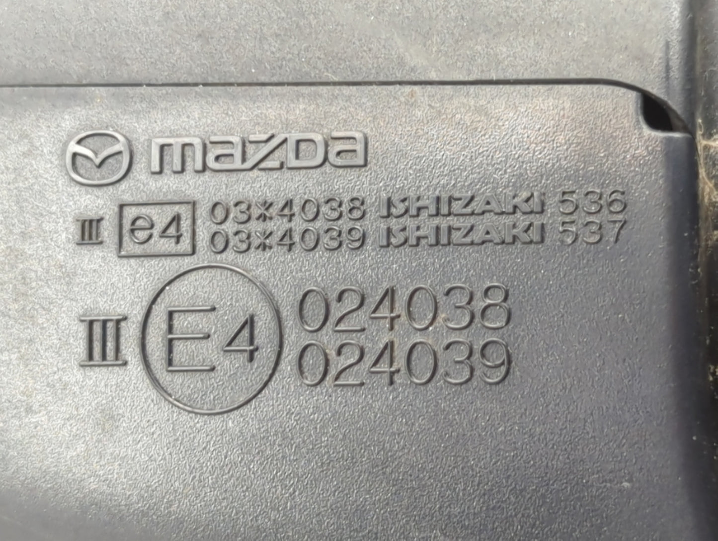2016 Mazda Mazda6 Driver Side View Mirror - Left Door Mirror OEM Used - Oemusedautoparts1.com