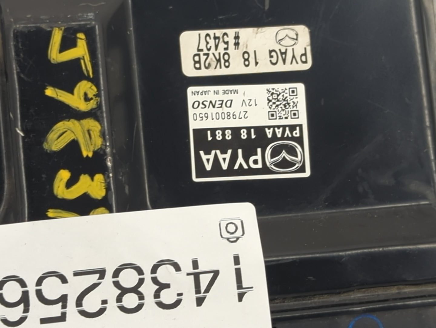 2016 Mazda Mazda6 PCM Engine Control Computer ECU ECM PCU OEM P/N:PYAG 18 8K2B, PYAA 18 881, 279800-1650 Fits OEM Used Auto 