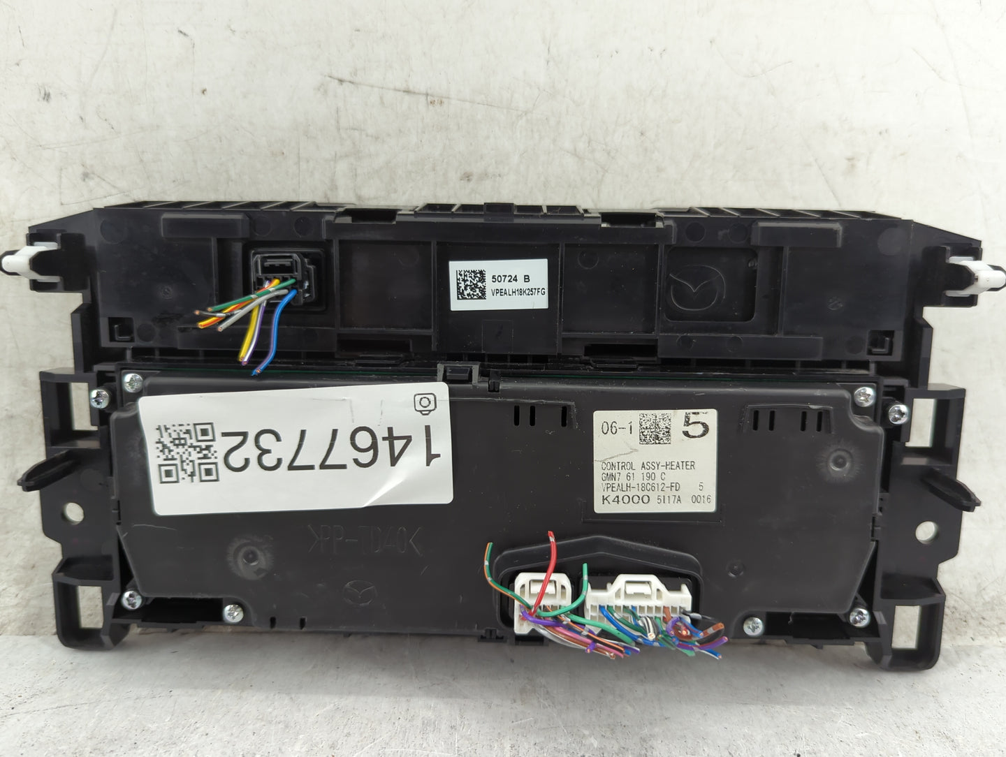 2016 Mazda Mazda6 Climate Control Module Temperature AC/Heater Replacement P/N:GMN761190C VPEALH-18C612-FD, VPEALH19K257FG F