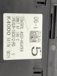 2016 Mazda Mazda6 Climate Control Module Temperature AC/Heater Replacement P/N:GMN761190C VPEALH-18C612-FD, VPEALH19K257FG F