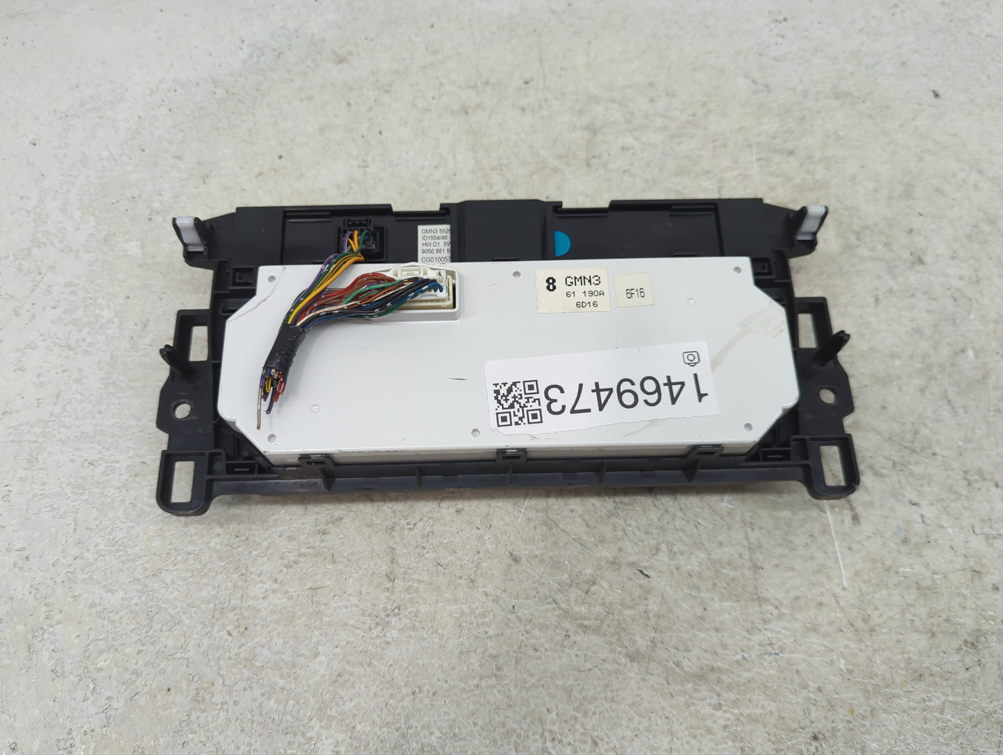 2016 Mazda Mazda6 Climate Control Module Temperature AC/Heater Replacement P/N:GMN361190A Fits OEM Used Auto Parts - Oemused