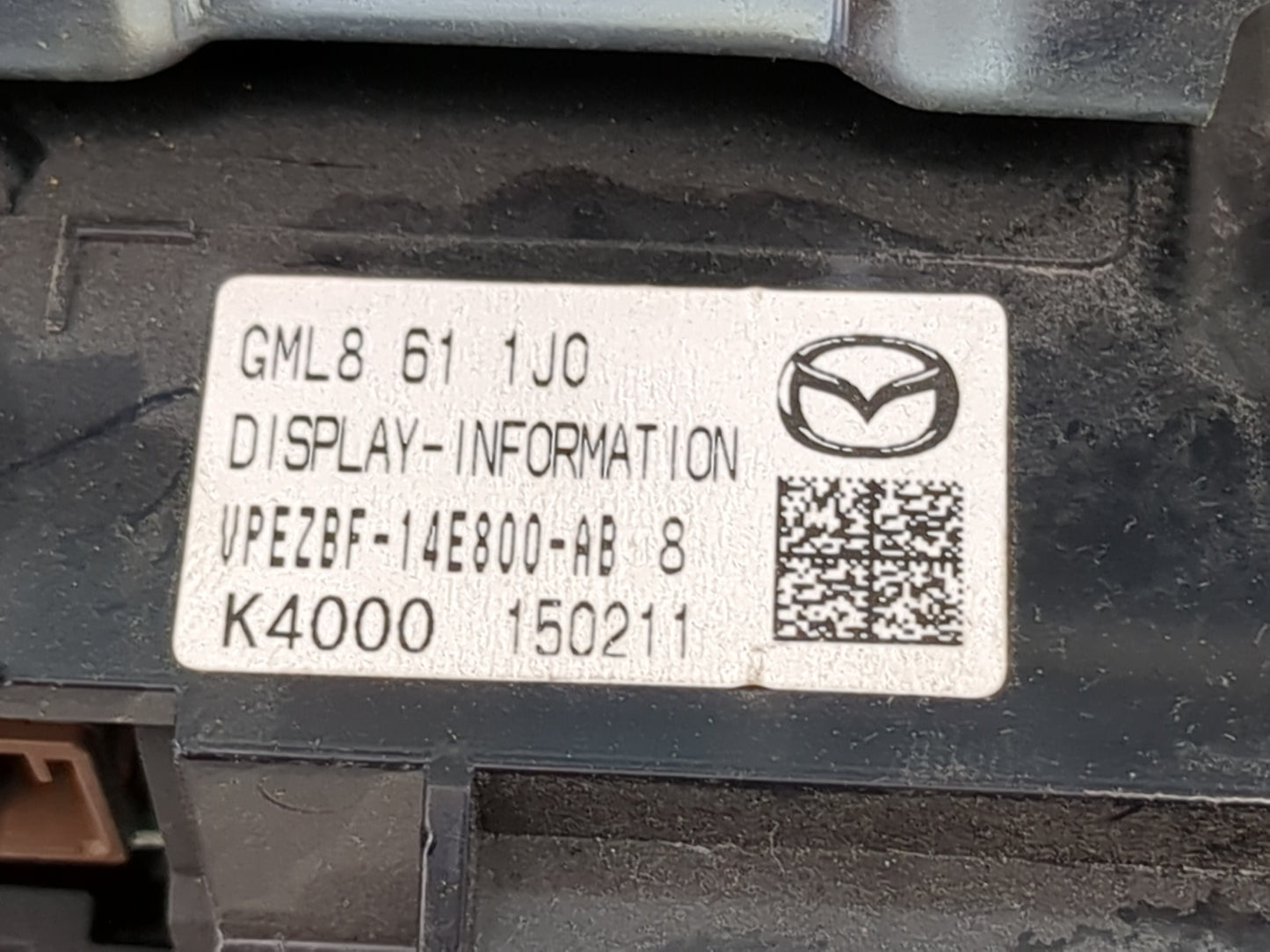 2016 Mazda Mazda6 Information Display Screen - Oemusedautoparts1.com