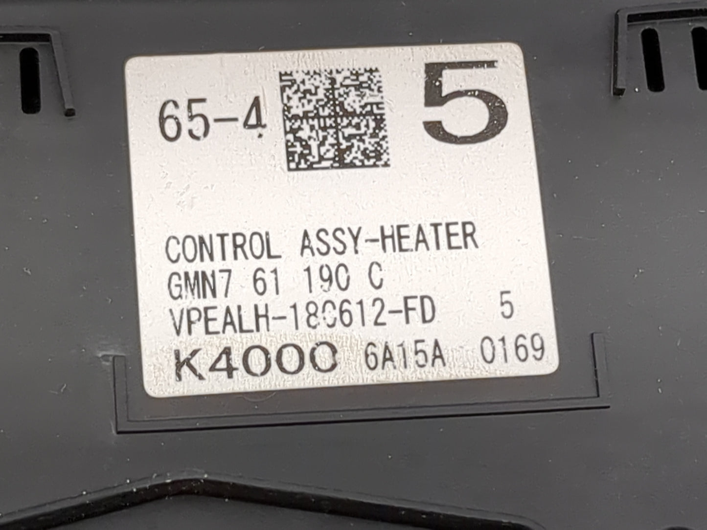 2016 Mazda Mazda6 Climate Control Module Temperature AC/Heater Replacement P/N:GMN7 61 190 C VPEALH-18C612-FD Fits OEM Used 