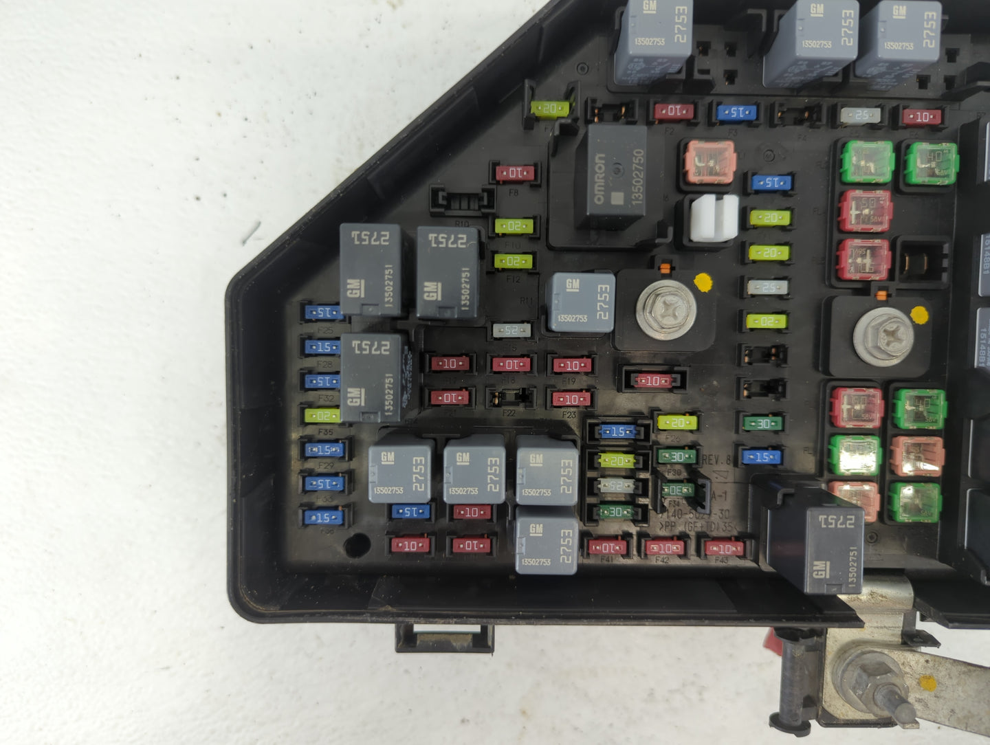 2016 Mazda Tribute Fusebox Fuse Box Panel Relay Module P/N:23436809 Fits OEM Used Auto Parts - Oemusedautoparts1.com