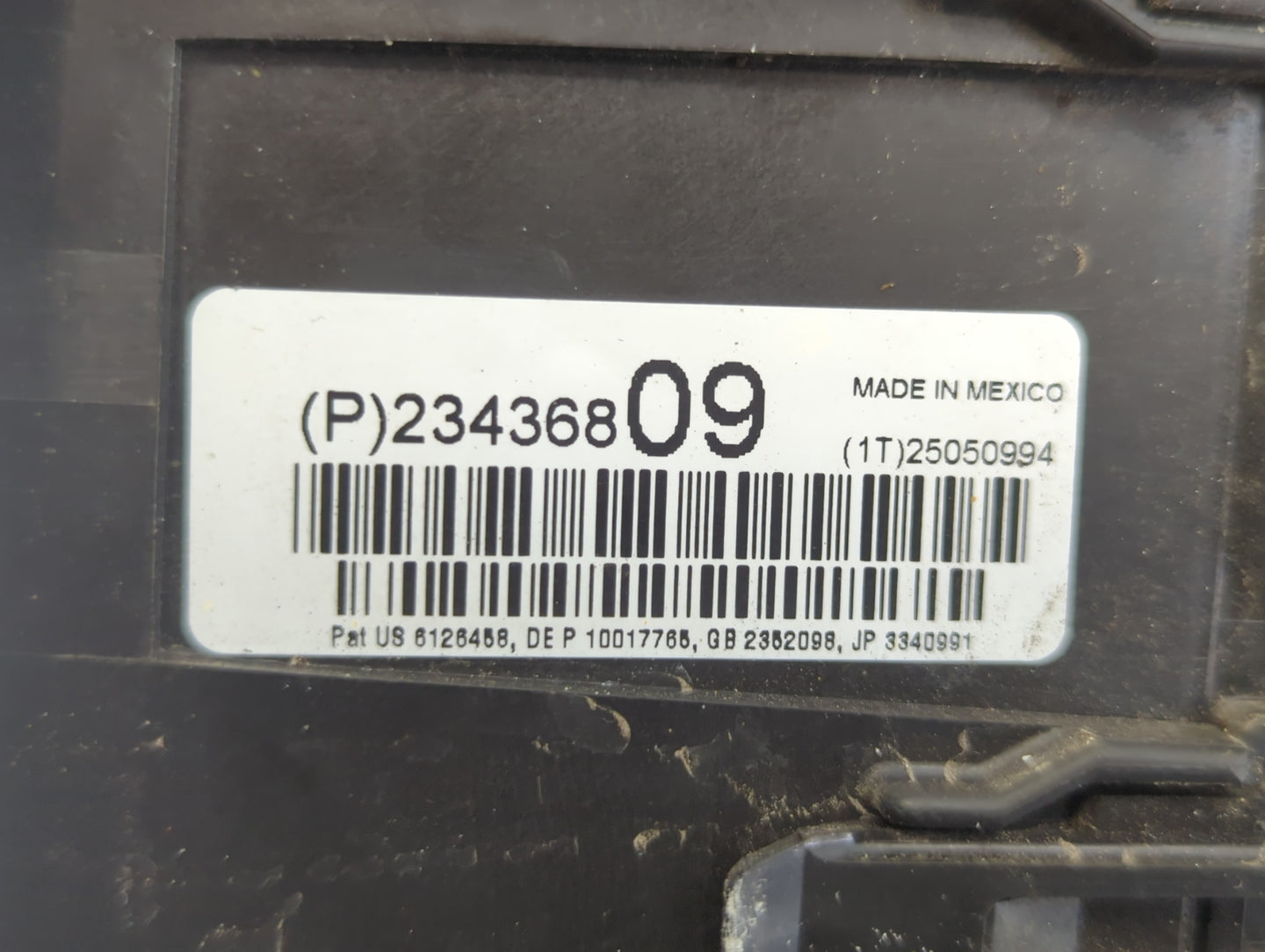 2016 Mazda Tribute Fusebox Fuse Box Panel Relay Module P/N:23436809 Fits OEM Used Auto Parts - Oemusedautoparts1.com