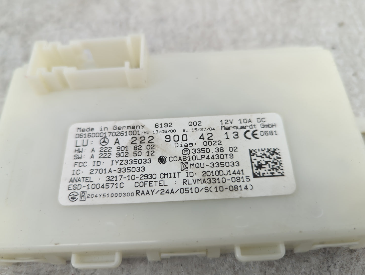 Mercedes-benz C-class Locking Control Module - Oemusedautoparts1.com
