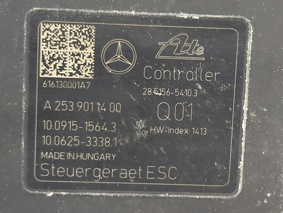 2016 Mercedes-Benz C-Class Anti-Lock Brake ABS Pump Module Actuator OEM P/N:A2534312800 A2539011400, 10.0220-0781.4 Fits OEM